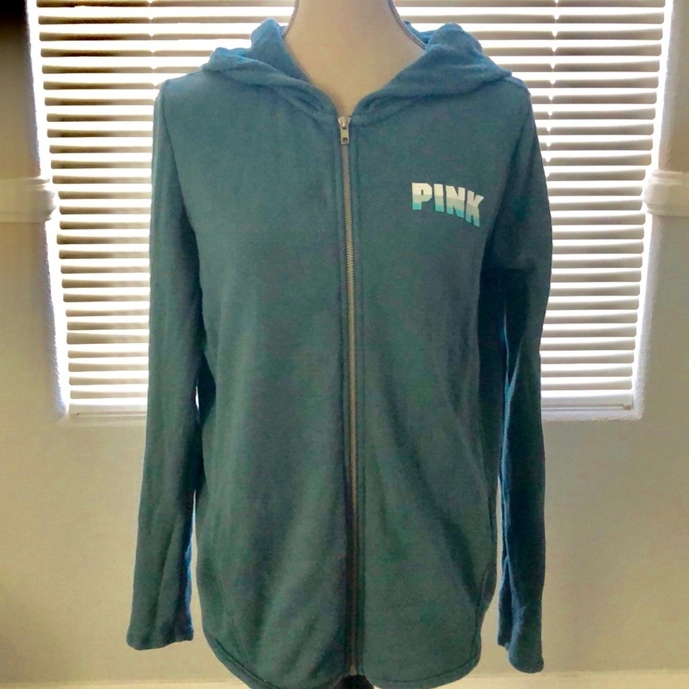 ❗️ Aqua Blue PINK by Victoria Secret Jacket ⚠️